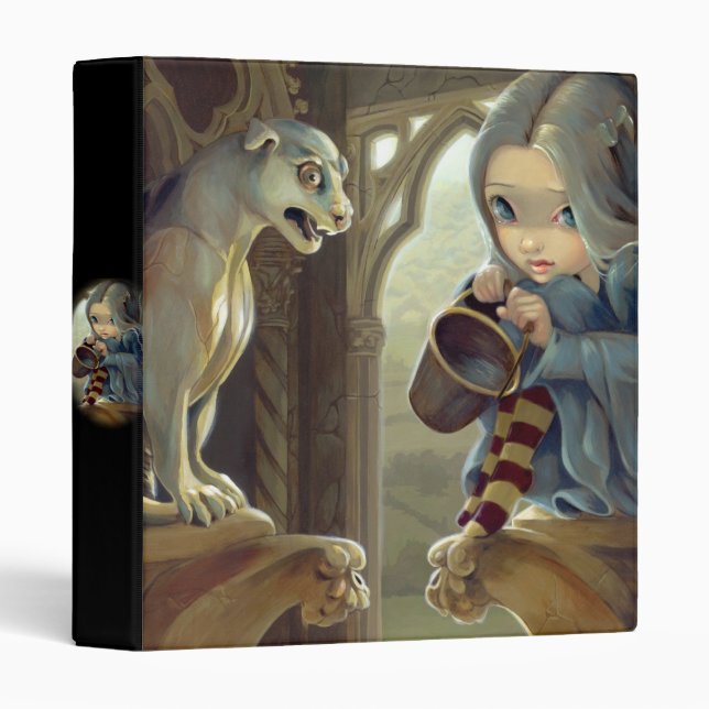 Classeur Alannah et le goth féerique d'imaginaire de (Devant/Côté)