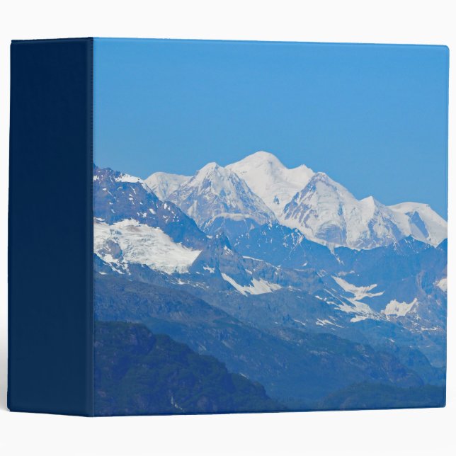 Classeur Alaska Snow Mountains Photo (Devant/Côté)