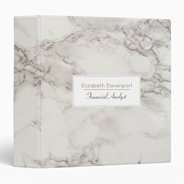 Classeur Albâtre de marbre Faux en Taupe Moderne (Devant/Côté)