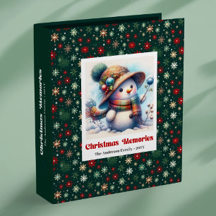Classeur Album à anneaux pour enfants avec bonhomme de neig