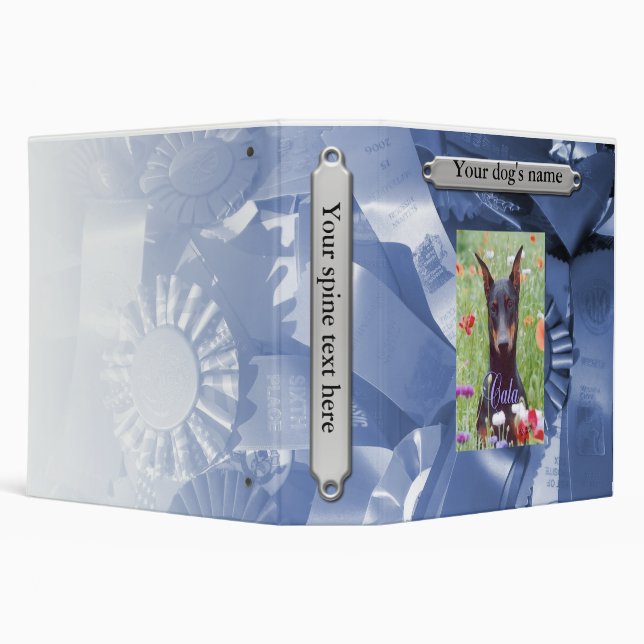 Classeur Album à chien, bleu (Arrière-plan)