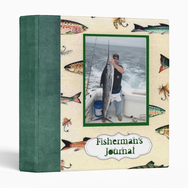 Classeur Album au journal du pêcheur (Devant/Côté)