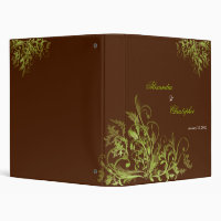 Album Brown de rétros remous verts élégants de