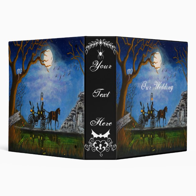 Classeur Album/classeur de mariage de Halloween (Arrière-plan)