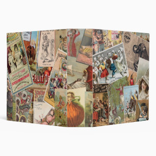 Classeur Album commercial victorien de carte