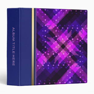 Classeur Album d'art textile de nuit Abstrait