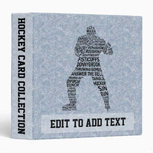 Classeur Album de carte de commerce Hockey Enforcer, person