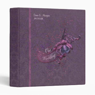 Classeur Album de Dark Romance Mariage damassé