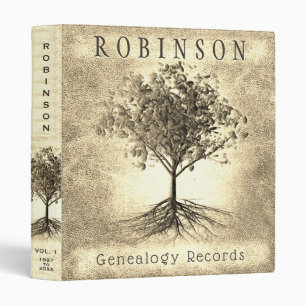 Classeur Album de disques de généalogie d'arbre