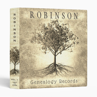 Classeur Album de disques de généalogie d'arbre