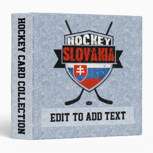 Classeur Album de la carte de commerce de hockey sur glace