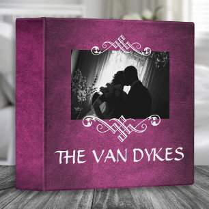 Classeur Album de la photo de famille ・ rose chaud