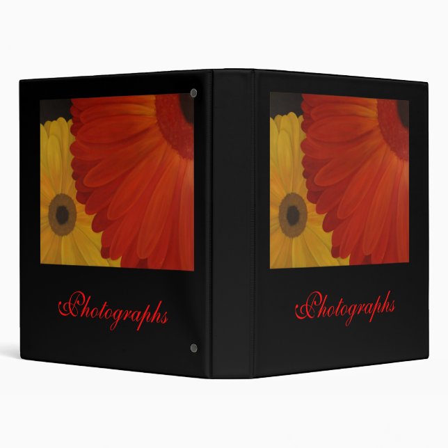 Classeur Album de marguerites de Gerbera de la peinture à (Arrière-plan)