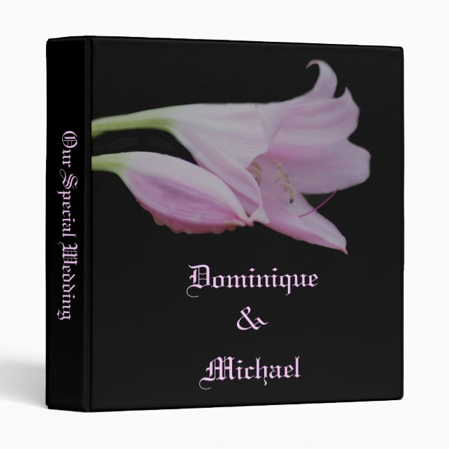 Classeur Album de mariage (Devant/Côté)