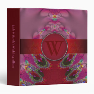 Classeur Album de mariage à reliure Monogram Pink Love Unit