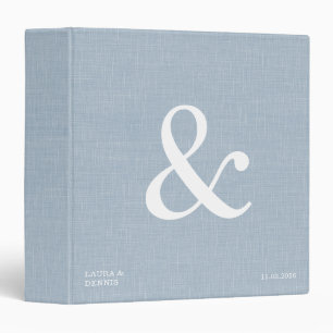 Classeur Album de mariage personnalisé avec monogramme en l
