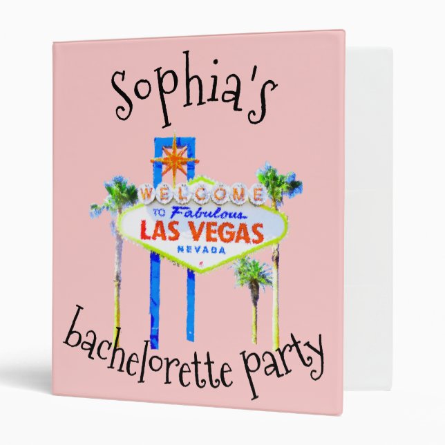 Classeur Album de mémoire de partie de Las Vegas (Devant/intérieur)