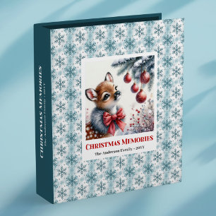 Classeur Album de Noël classique pour enfants avec faon enn