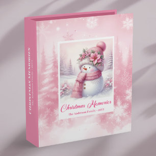 Classeur Album de Noël pour enfants Forêt Rose Cadeau de Bo