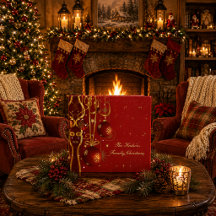 Album de Noël Rouge et Or