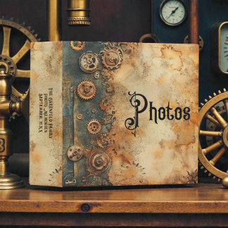 Classeur Album de photos de famille victorien Steampunk Gru