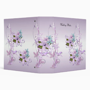 Classeur Album de photos de mariage à reliure mauve violet