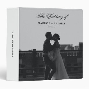 Classeur Album de photos de mariage élégant écriture Cadeau