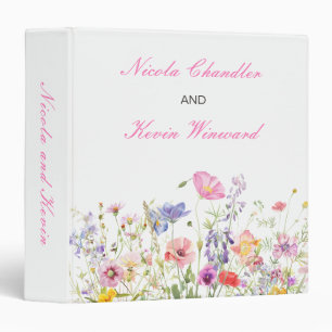 Classeur Album de photos de mariage floral de printemps Wil