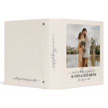 Album de photos de mariage souvenir monogramme