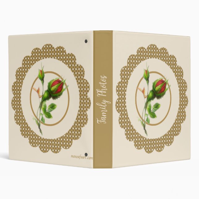 Classeur Album de photos de roses Chou (Arrière-plan)