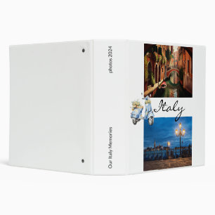 Classeur Album de photos de voyage en Italie