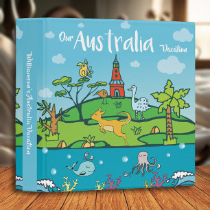 Classeur Album de scrapbook de dessin animé Australie