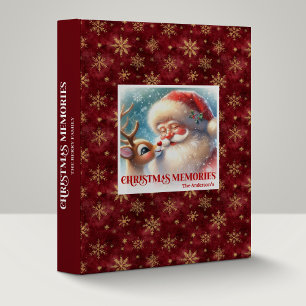 Classeur Album de scrapbooking Père Noël mignon Rudolph Cad