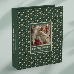 Classeur Album de souvenirs de Noël Ange Rouge Vert Or Tend
