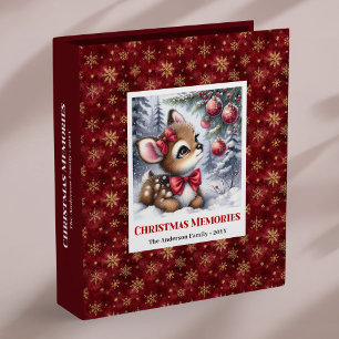 Classeur Album de souvenirs de Noël pour enfants avec un bé
