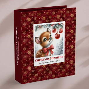 Classeur Album de souvenirs d'hiver pour enfants avec un bé