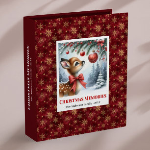 Classeur Album de souvenirs d'hiver pour enfants avec un bé