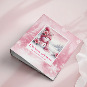 Classeur Album de souvenirs pour enfants Bonhomme de neige 