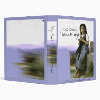 Classeur Album du motif de la tricoteuse