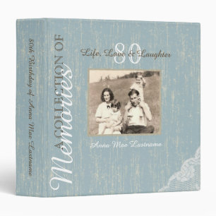 Classeur Album en bois rustique et en dentelle