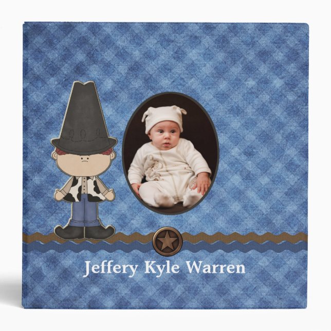 Classeur Album occidental du thème du bébé fait sur (Devant)