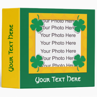Classeur Album personnalisé de la Saint-Patrick