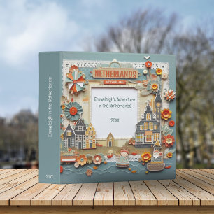 Classeur Album personnalisé généré par l'IA des Pays-Bas