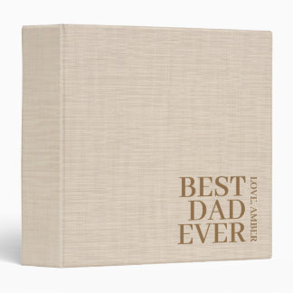 Classeur Album personnalisé Meilleur Papa de tous les temps