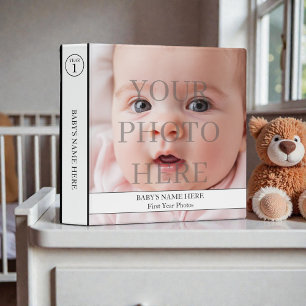 Classeur Album photo annuel bébé neutre