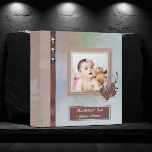 Classeur Album Photo Bébé   Papillon Violet Coloré Mignon