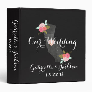 Classeur Album photo chic California State Modern Mariage