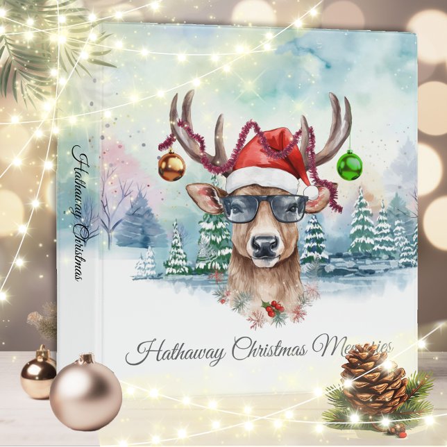 Classeur Album photo Christmas Reindeer (Créateur téléchargé)