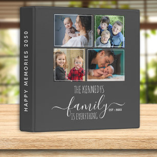 Classeur Album photo collage moderne pour 4 photos de famil