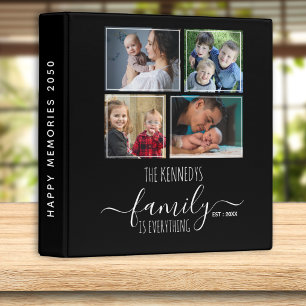Classeur Album photo collage moderne pour 4 photos de famil